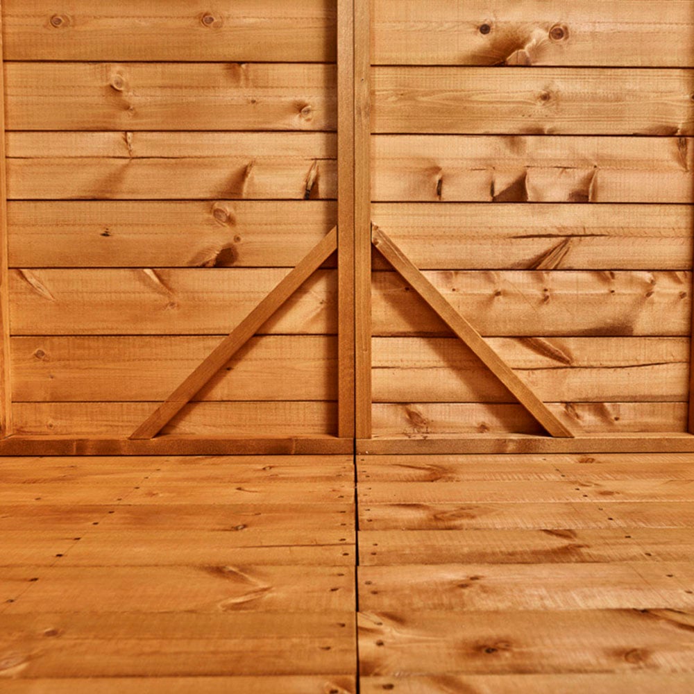 Power Sheds 4 x 8ft Apex Wooden Shed Image 4