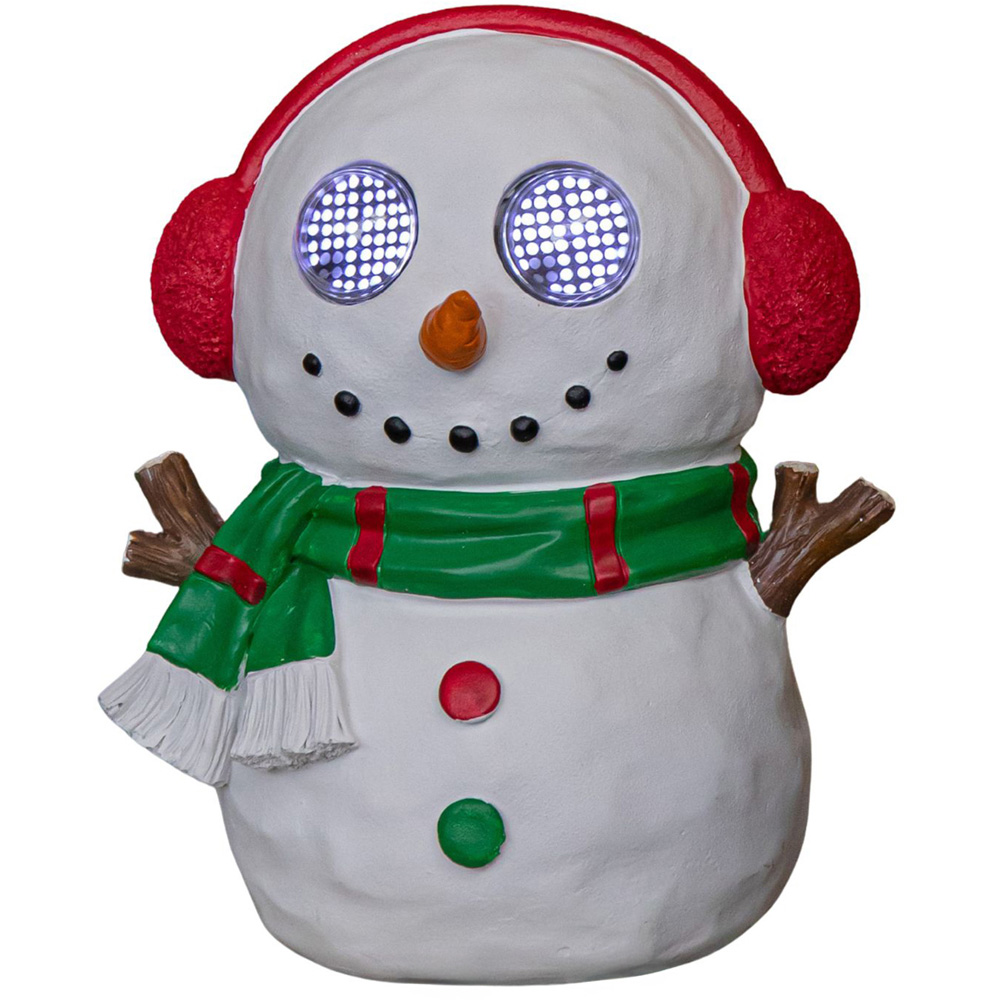 Samuel Alexander White LED Blinkin' Frosty Snowman Outdoor Christmas Decoration 25cm Image 1
