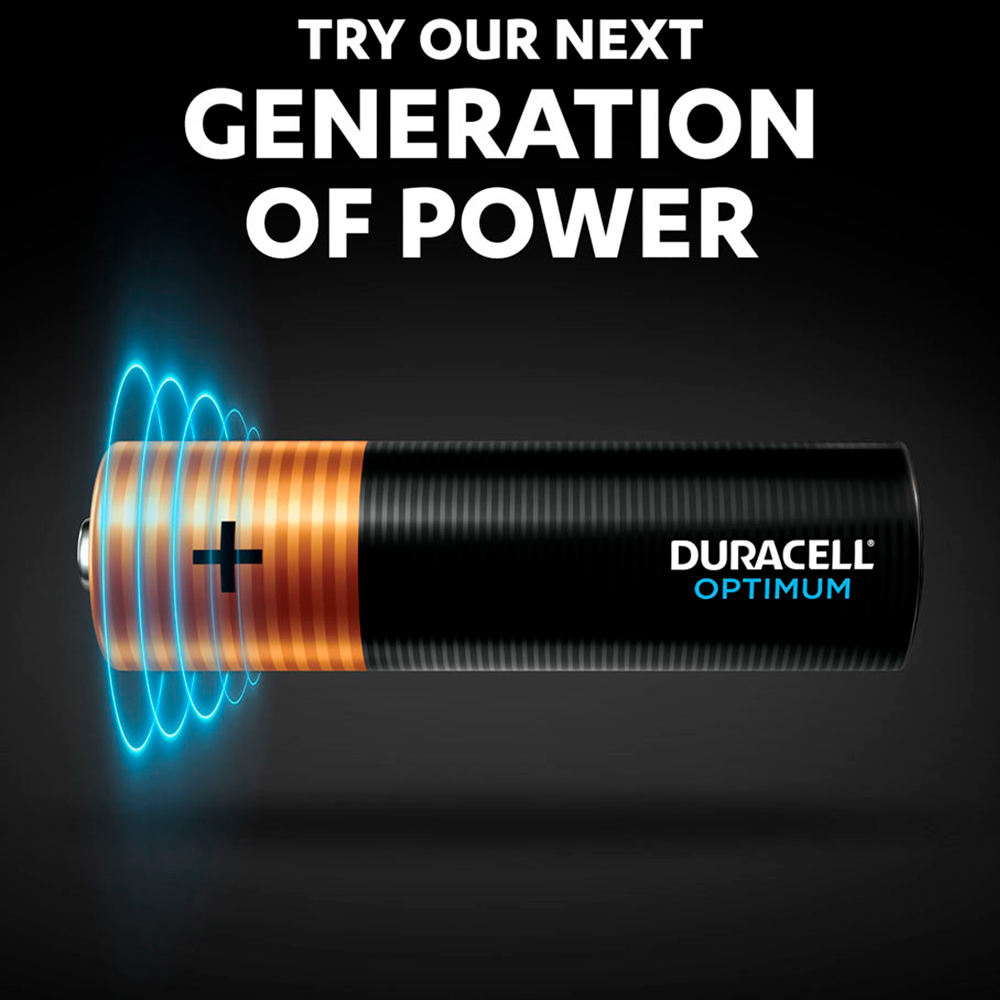Duracell Optimum AA Batteries 4 Pack Image 4