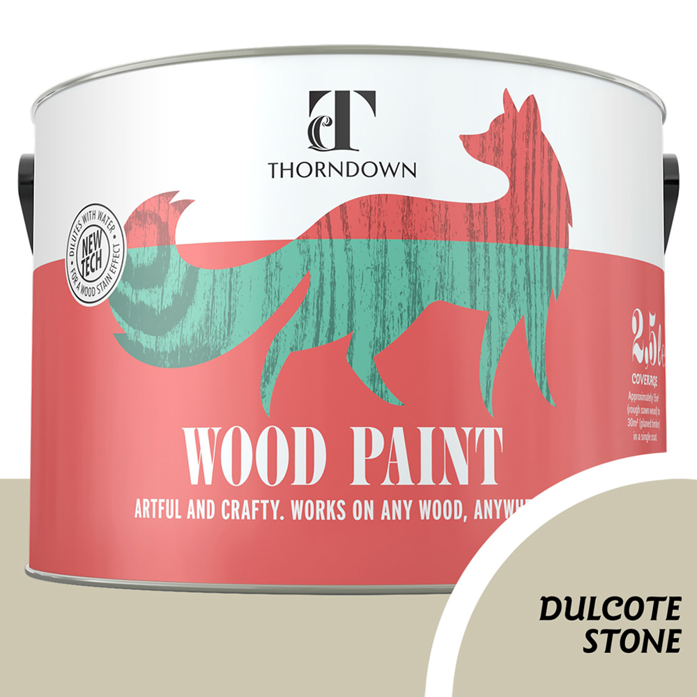 Thorndown Dulcote Stone Satin Wood Paint 2.5L Image 3