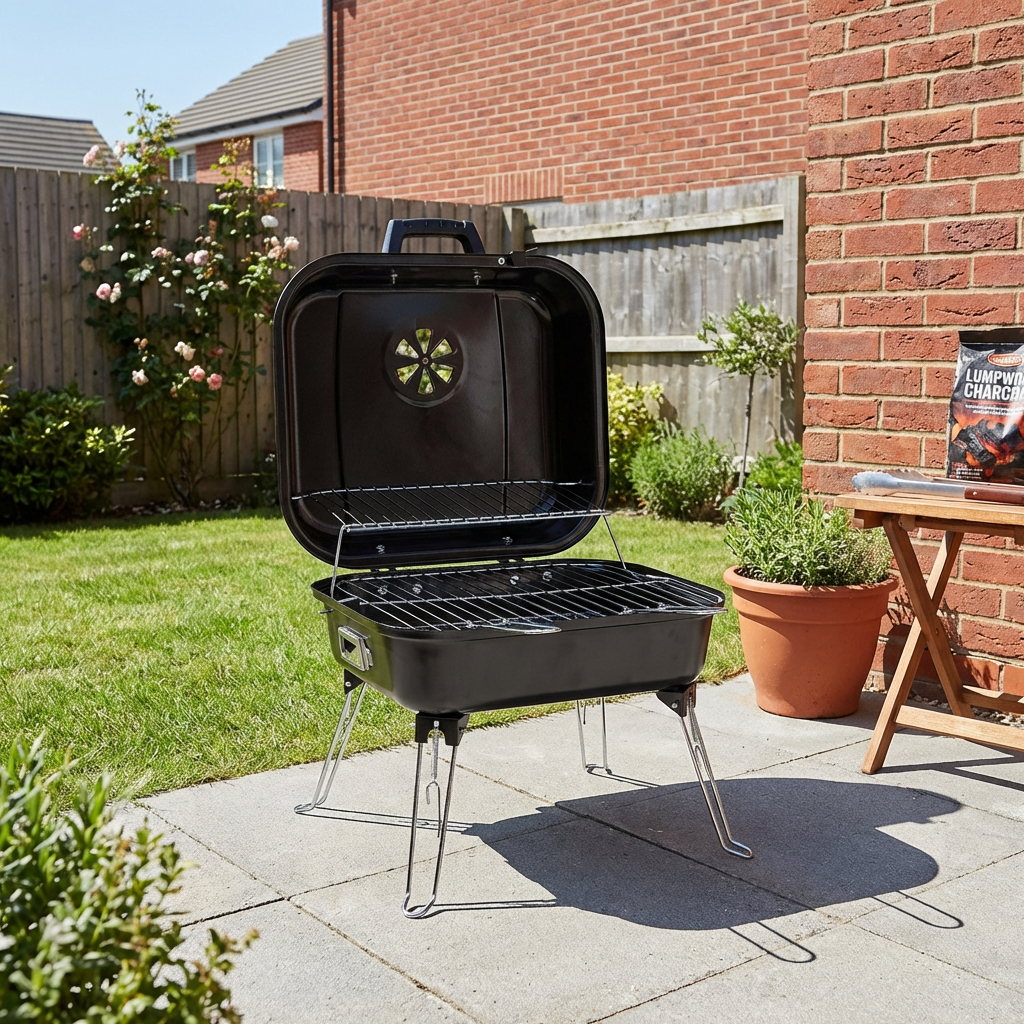 Guardia Black Charcoal BBQ Image 5
