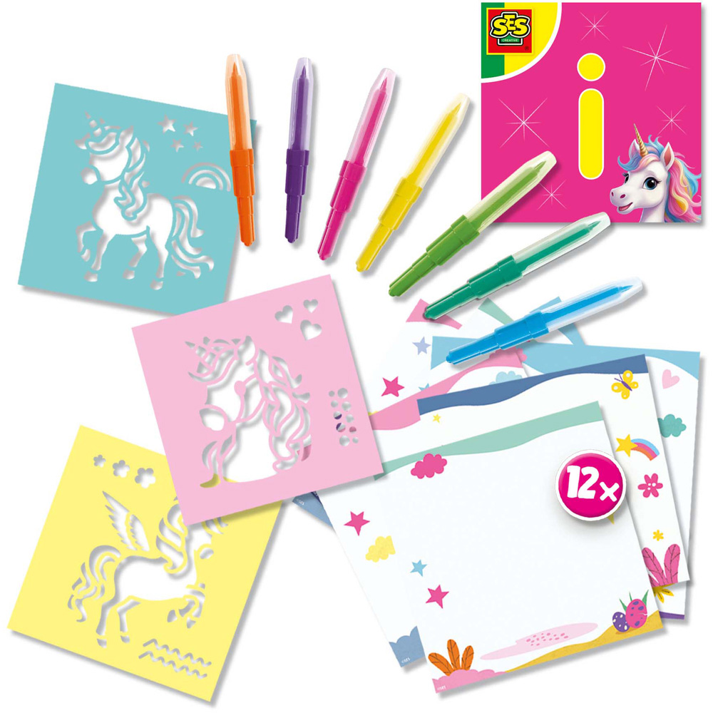 SES Creative Unicorn Blow Airbrush Pens Kit Image 2