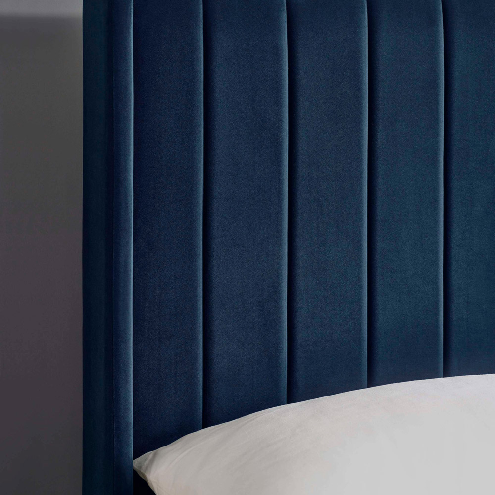 Julian Bowen Leila Royal Blue King Size Bed with Dual Storage Door Image 6