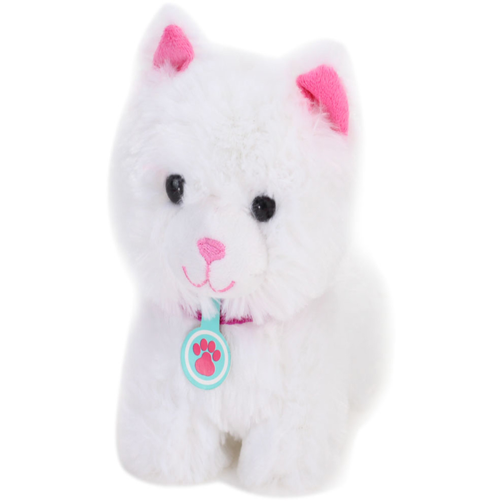 Teamson Kids White Kitten and Carrier Set Image 2