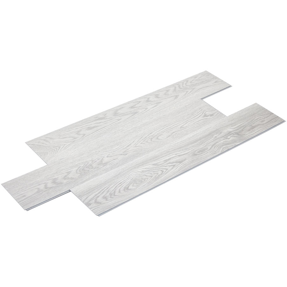 Living and Home Light Grey Wood Grain Rectangle PVC Flooring 20 Pack Image 3