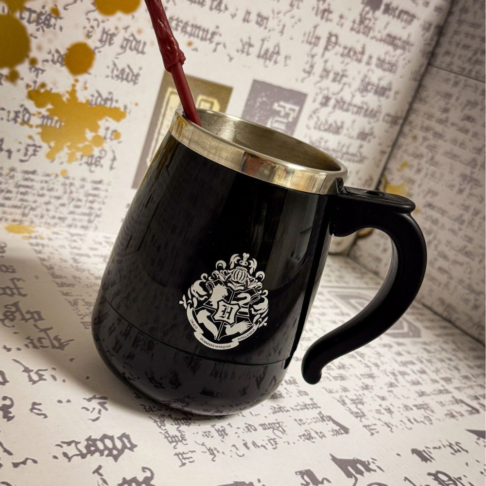 Harry Potter Self Stirring Mug with Rotating Wand Image 2