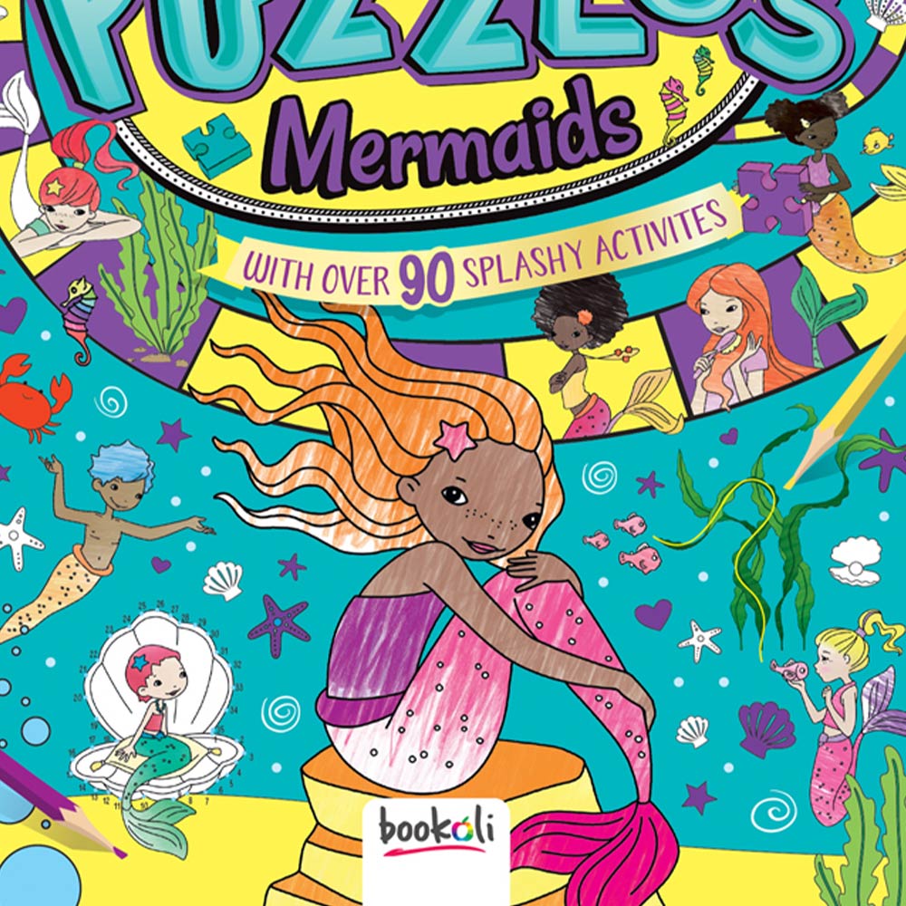 Mega Puzzles Mermaids Book Image 3