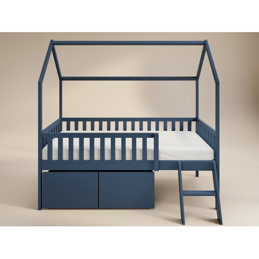 Flair Explorer Single Navy Mid Sleeper Bed Image 2