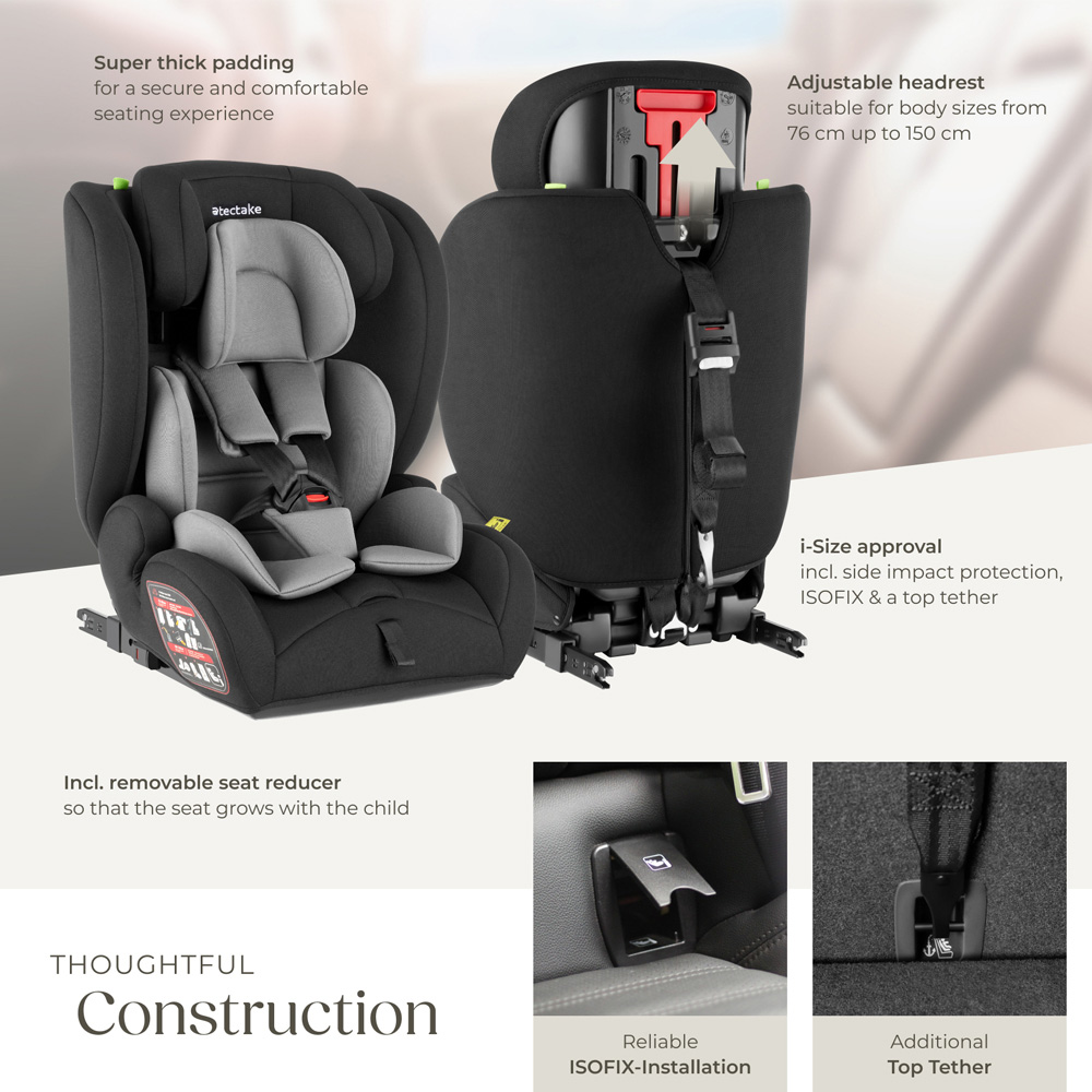 tectake Emely 5 Point Harness Children Car Seat Image 3