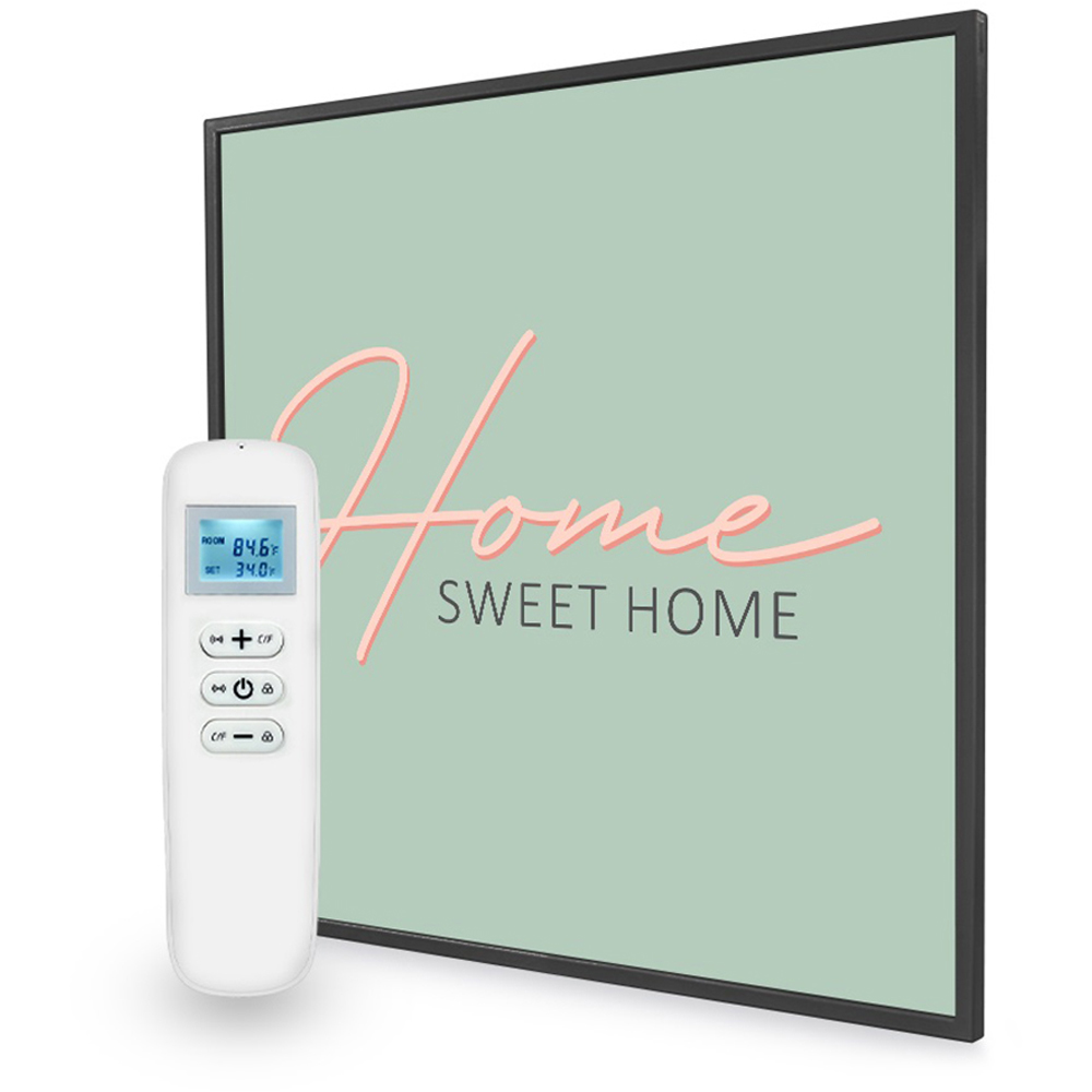 Mirrorstone Nexus Home Sweet Home Quote Wi-Fi Infrared Heating Panel 350W 595 x 595mm Image 3
