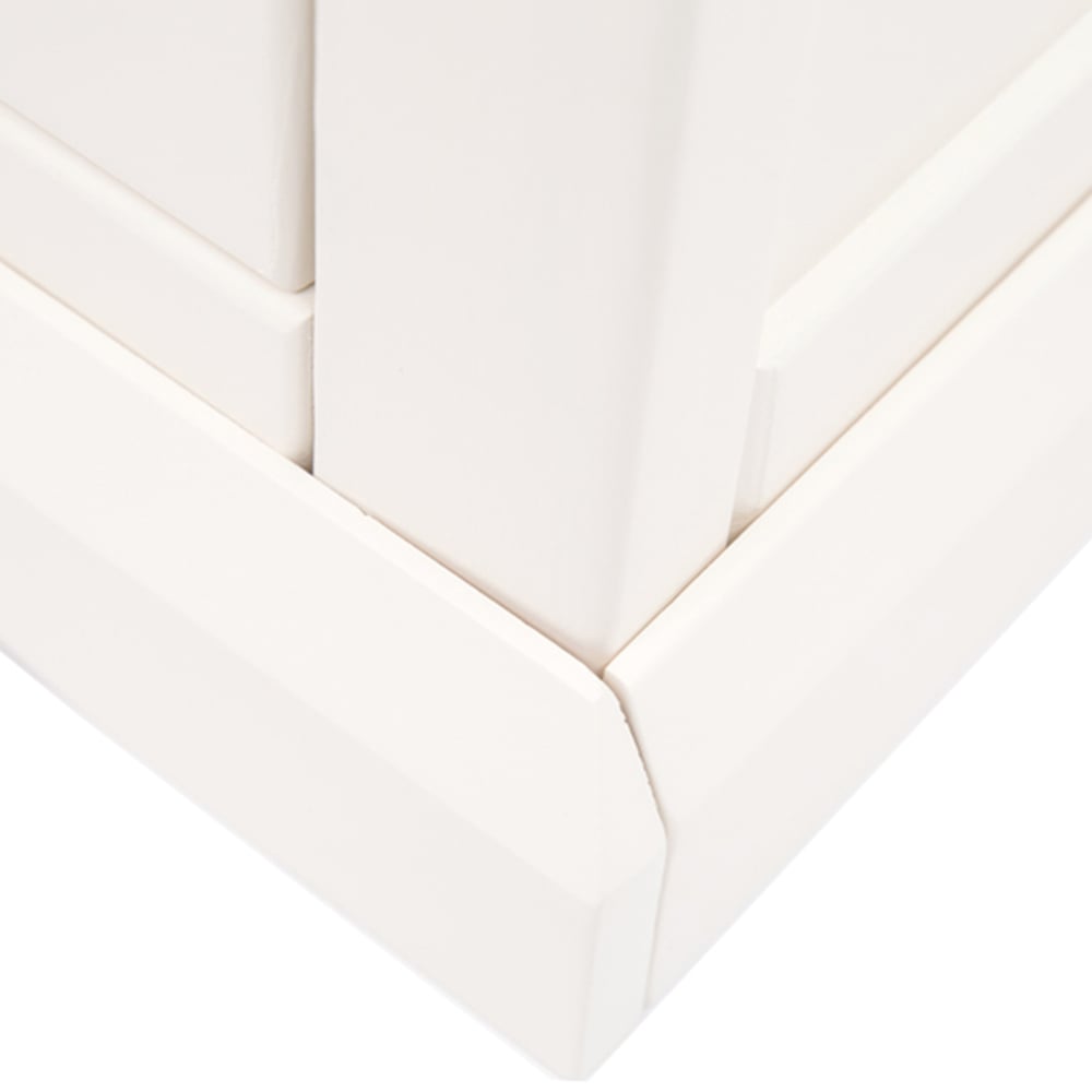 Cosenza 5 Shelf Off White Bookcase Image 5