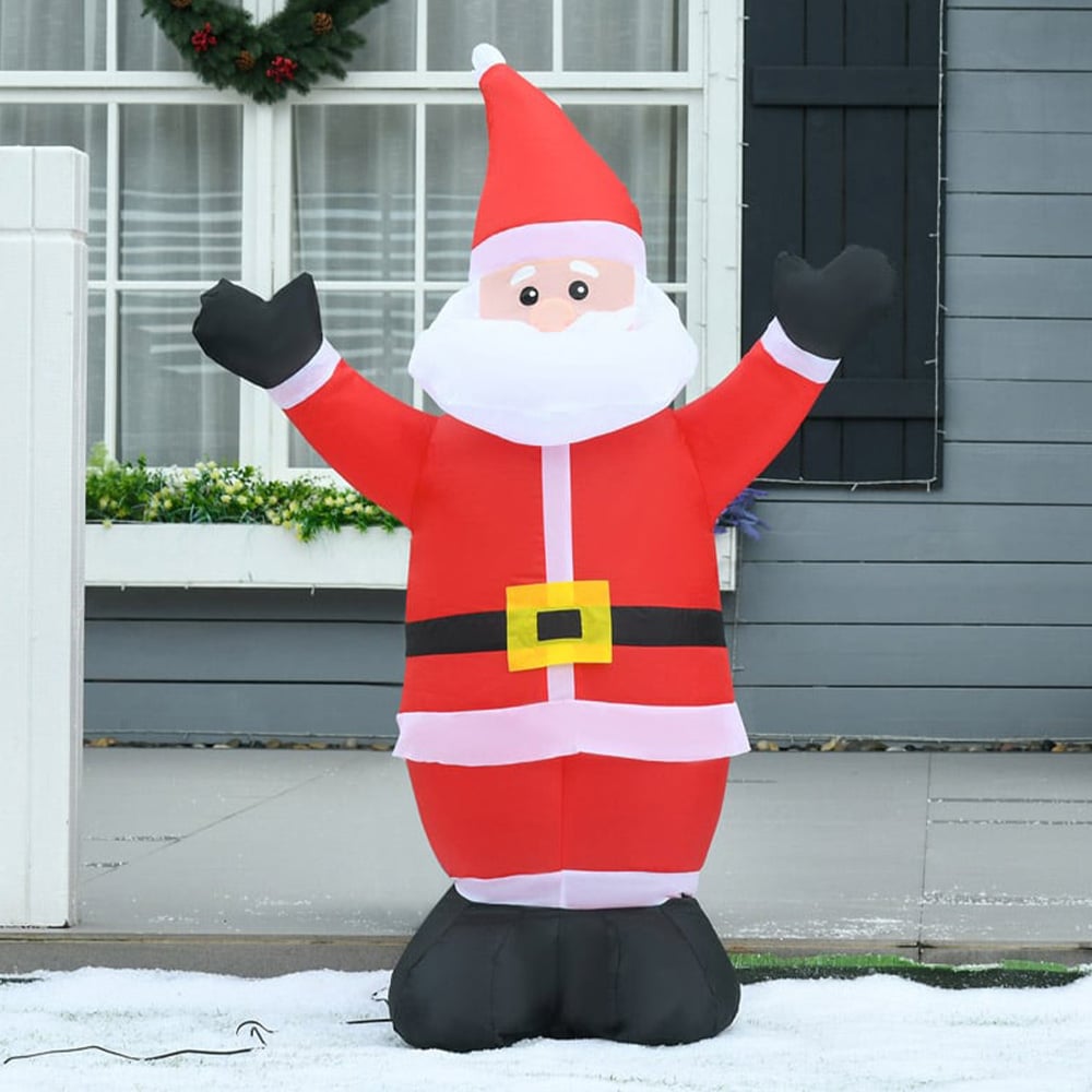 Everglow LED Inflatable Christmas Santa Claus Decoration 3.9ft Image 1