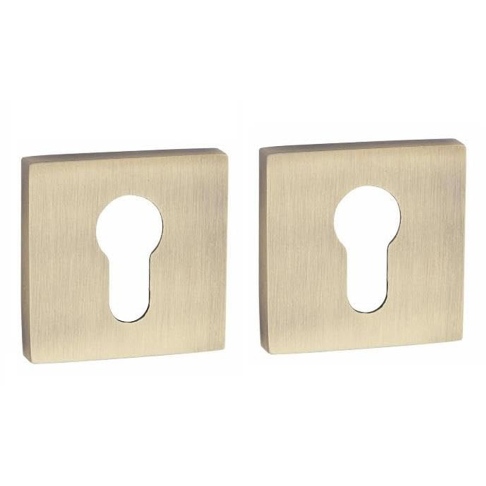 Golden Grace Lime Premium Euro Door Key Hole Escutcheon Cover Set Image
