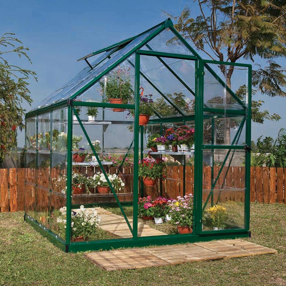 Palram Canopia Harmony Green Polycarbonate 6 x 6ft Greenhouse Image 6