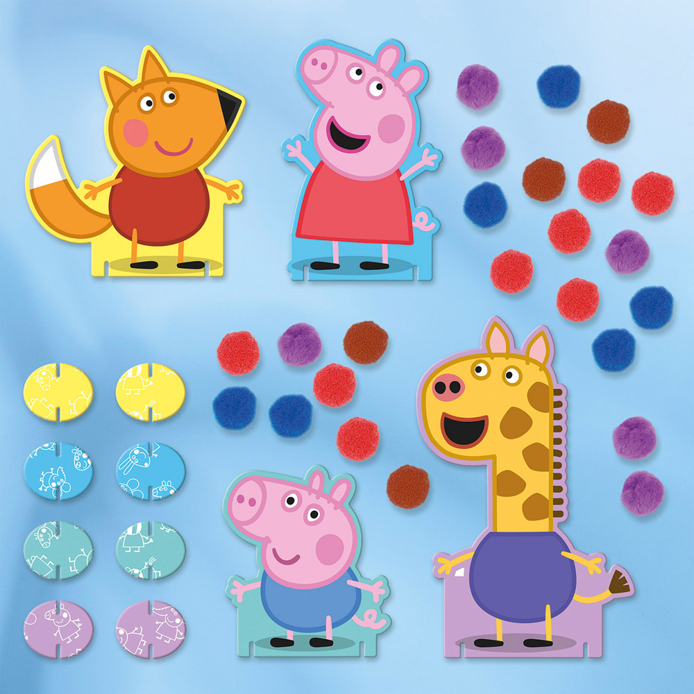 Peppa Pig Pompom Cards Set Image 2