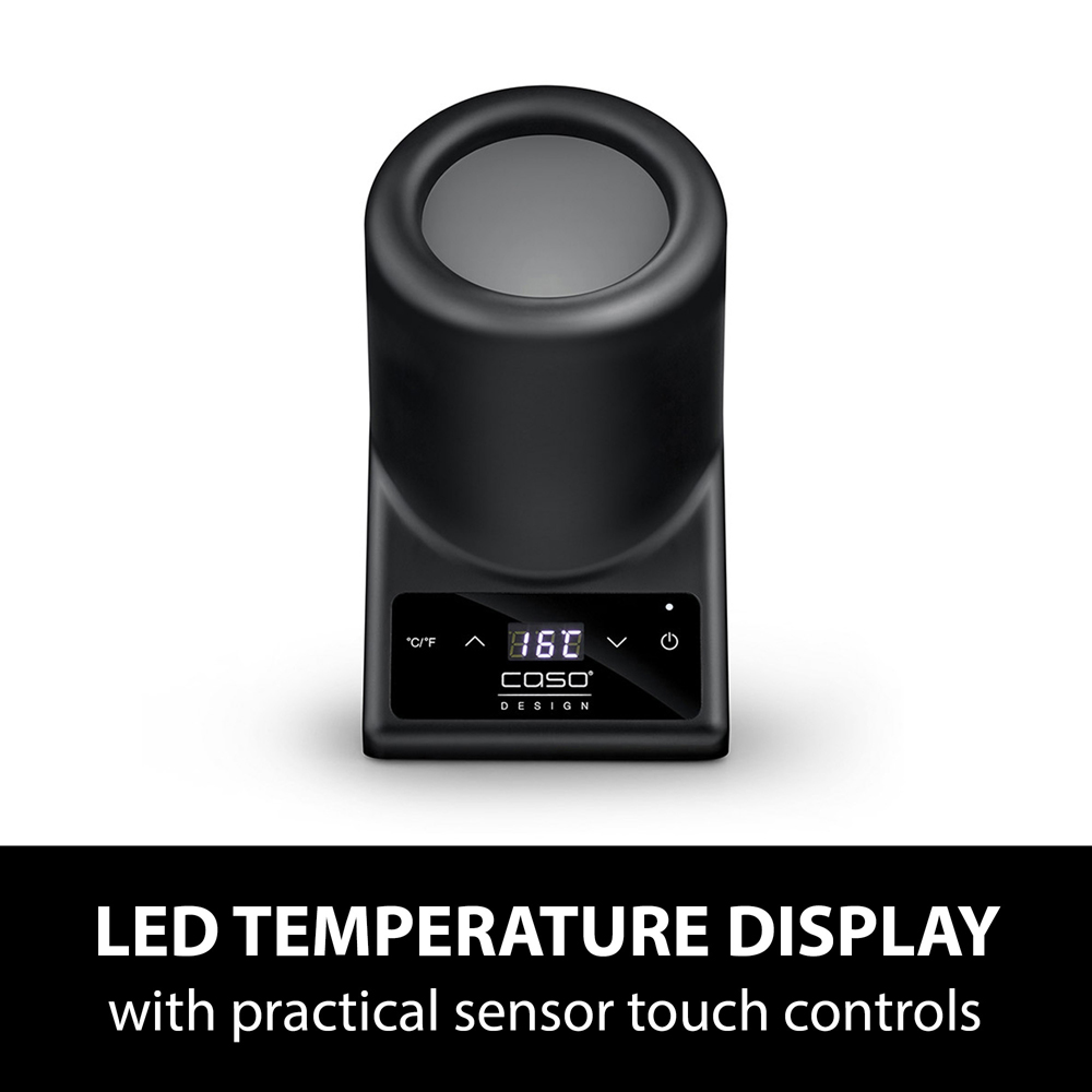 CASO Design VinoCase 00615 Black Tabletop Wine Cooler Image 5