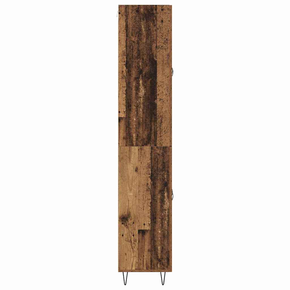 vidaXL 4 Door Old Wood Sideboard Image 9