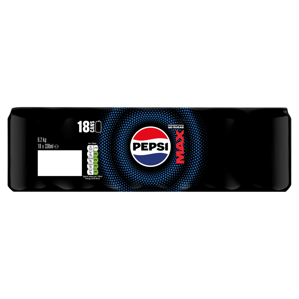 Pepsi Max 18 x 330ml Image 2