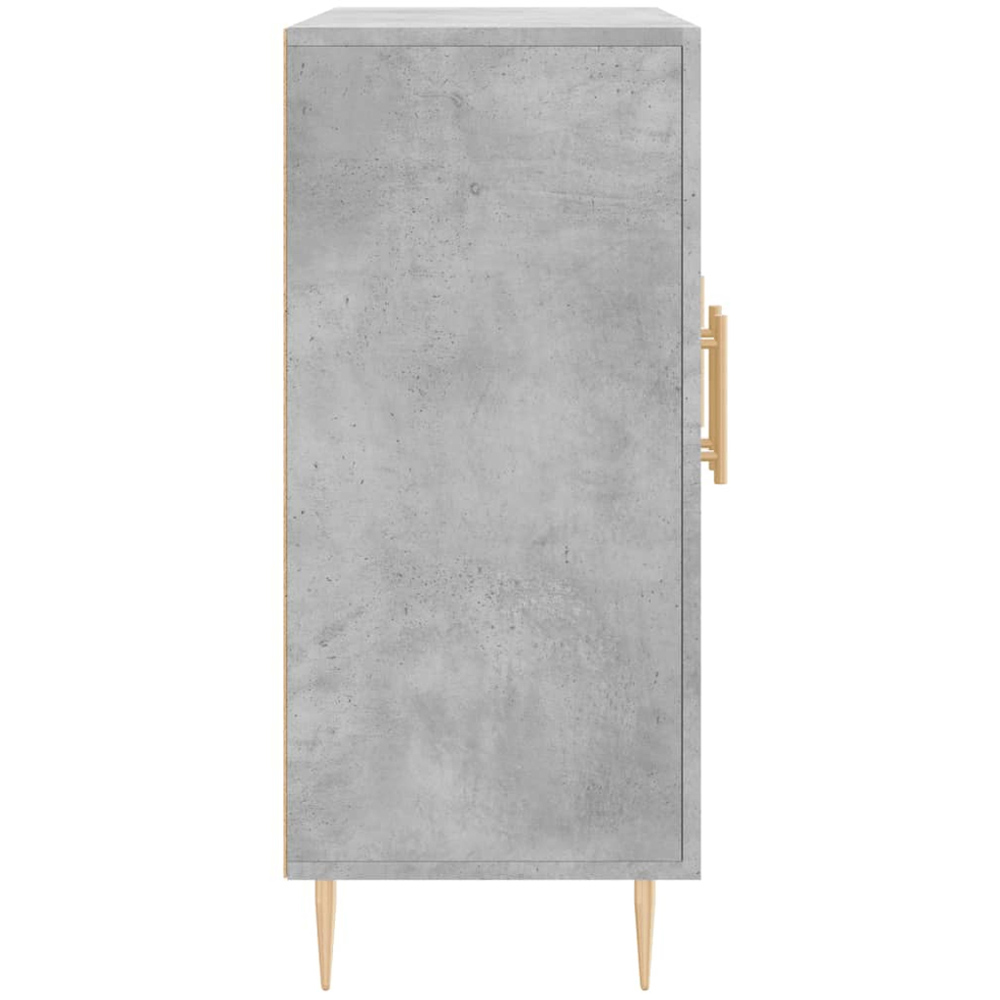 vidaXL 3 Door Concrete Grey Sideboard Image 7