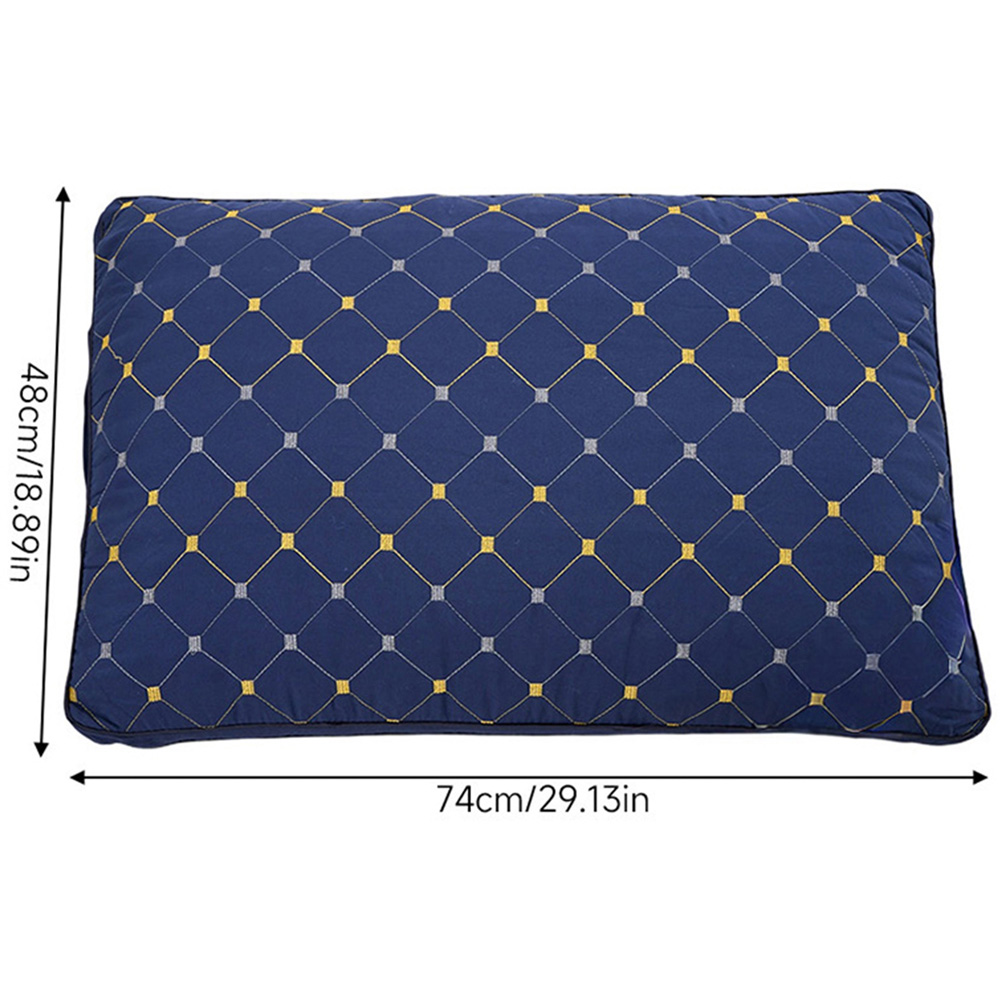 Living and Home Dark Blue Geometric Polyester Supportive Pillow Insert 74 x 48cm Image 8
