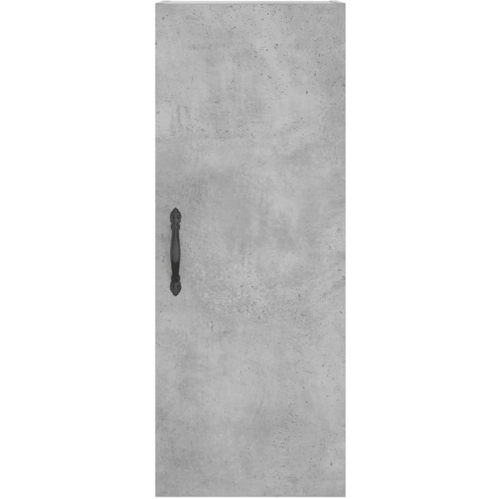 vidaXL 2 Door Concrete Grey Slim Highboard Image 6