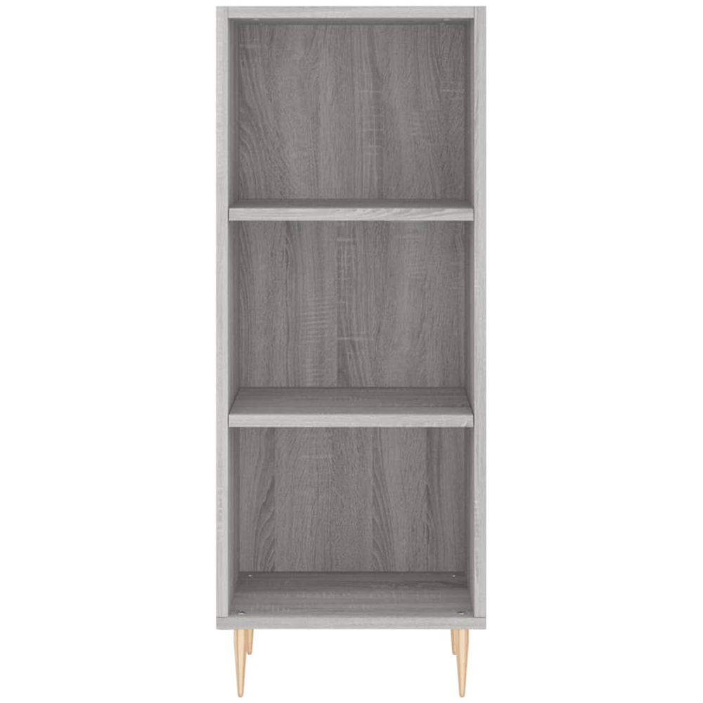 vidaXL Single Door 3 Shelf Grey Sonoma Highboard Image 6