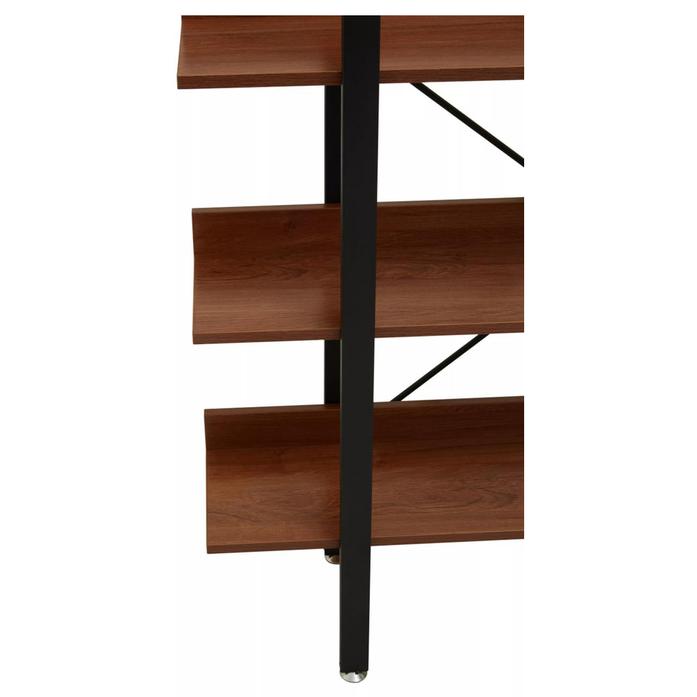 Premier Housewares Laxton 3 Shelf Red Pomelo Bookshelf Image 7