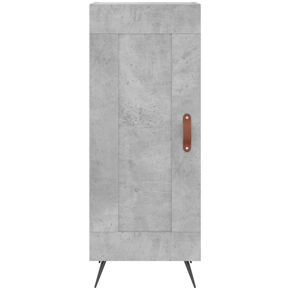 vidaXL 2 Door Concrete Grey Highboard Image 8