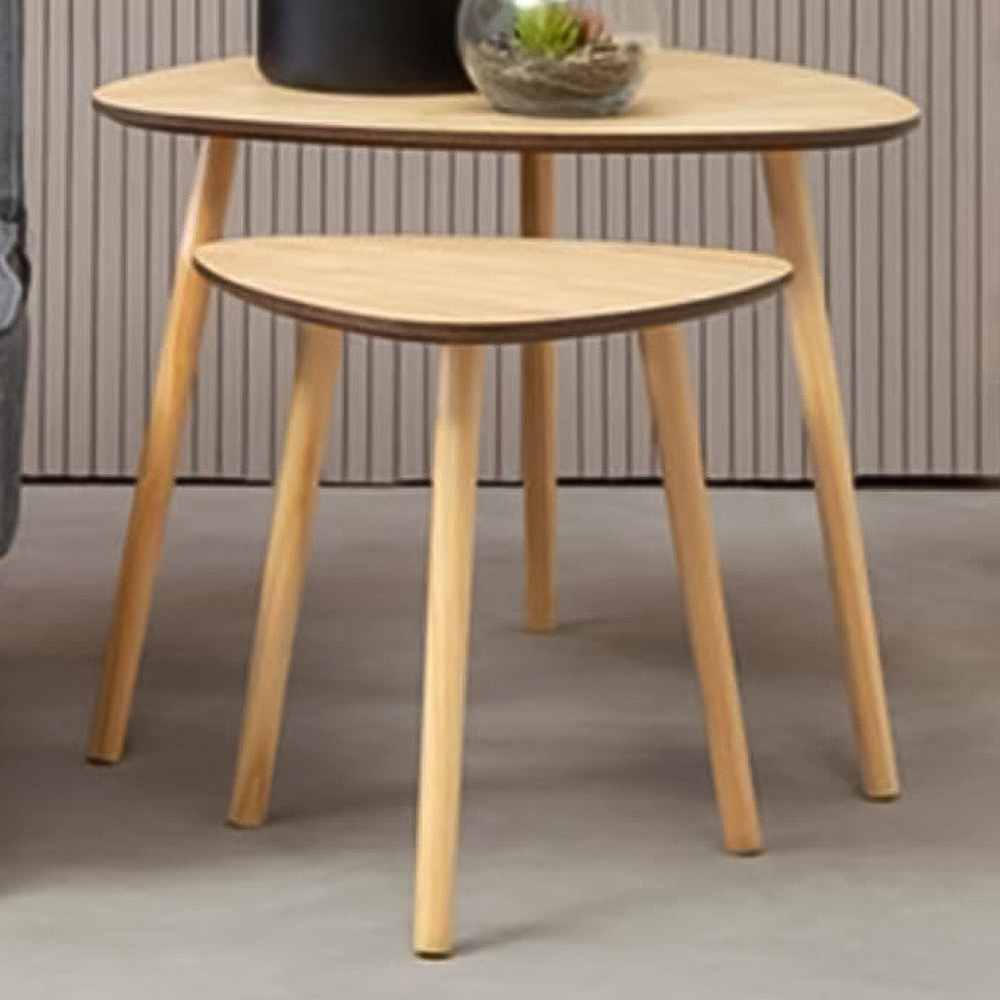 Interiors by Premier Rostok Nest of Tables Set of 2 Image 1