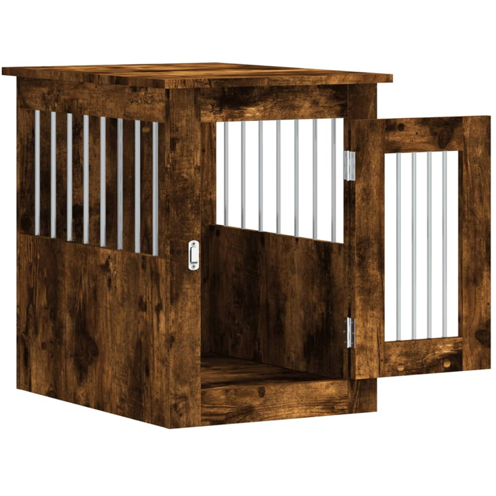vidaXL Sonoma Oak Engineered Wood Dog Crate Furniture 59 x 45 x 62cm Image 6