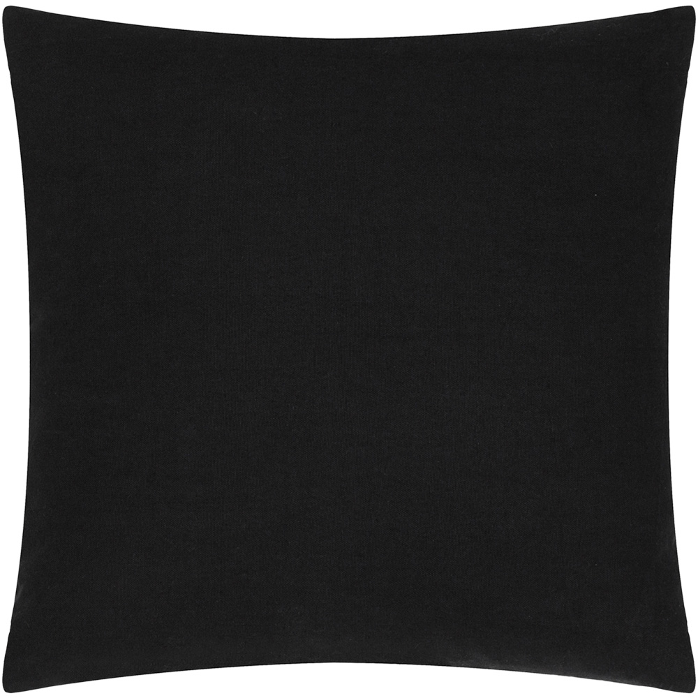 Furn Garett Printed Black Cotton Cushion 45 x 45cm Image 3