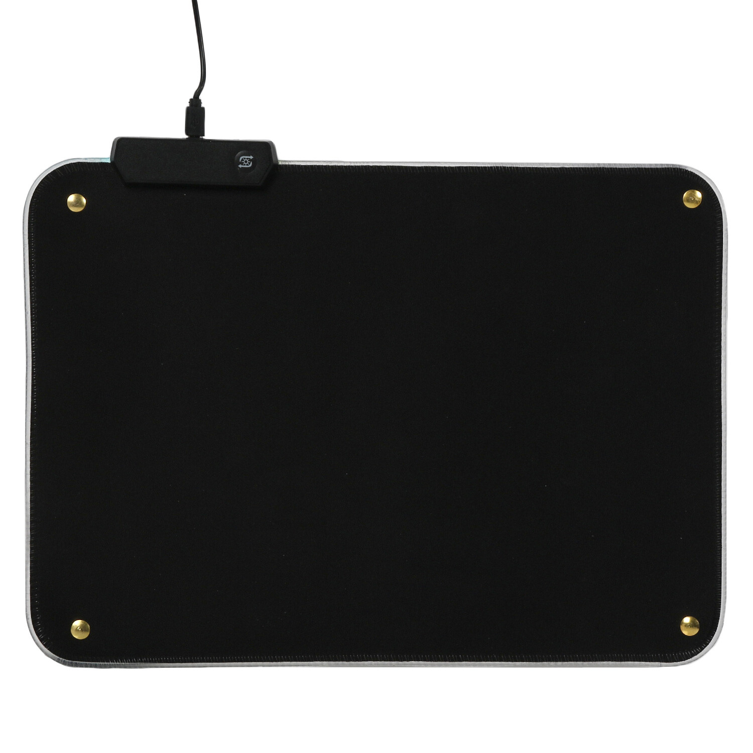 Black LED Gaming Mouse Pad Image 1