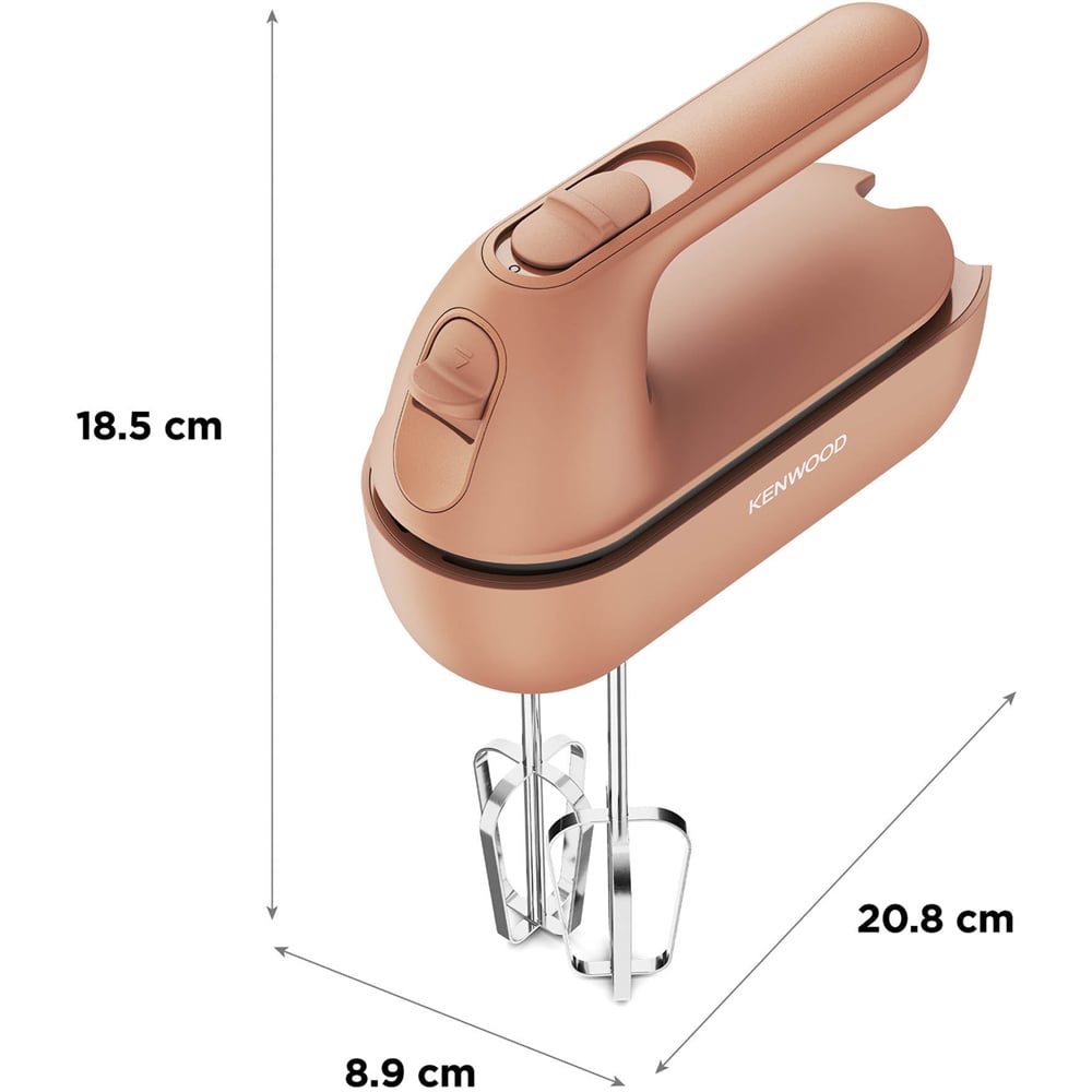 Kenwood KW0014 Clay Red Quickmix Go Hand Mixer 350W Image 9