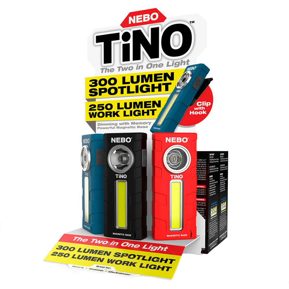 Nebo TiNO 2 in 1 Spot and Work Light Image 1