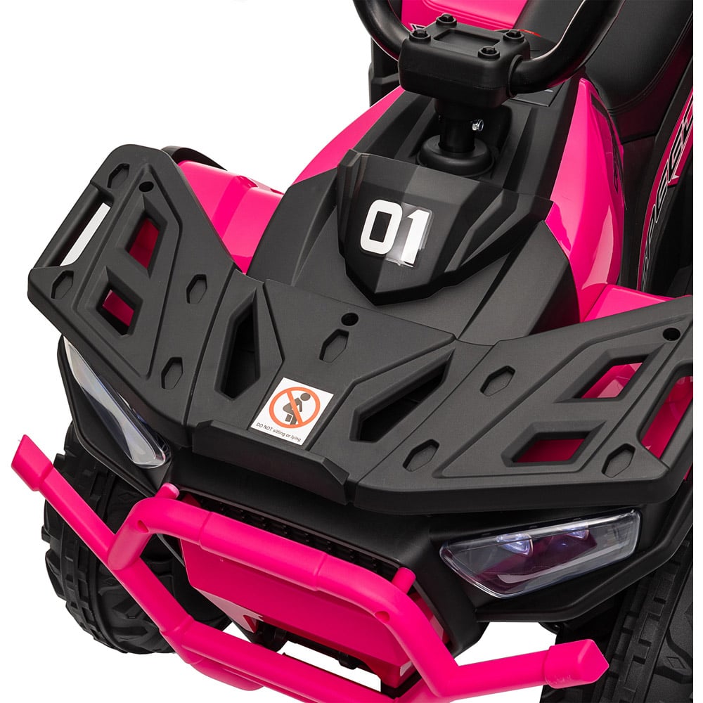 Tommy Toys Pink Kids Quad Bike with 4 Suspension Wheels Image 3