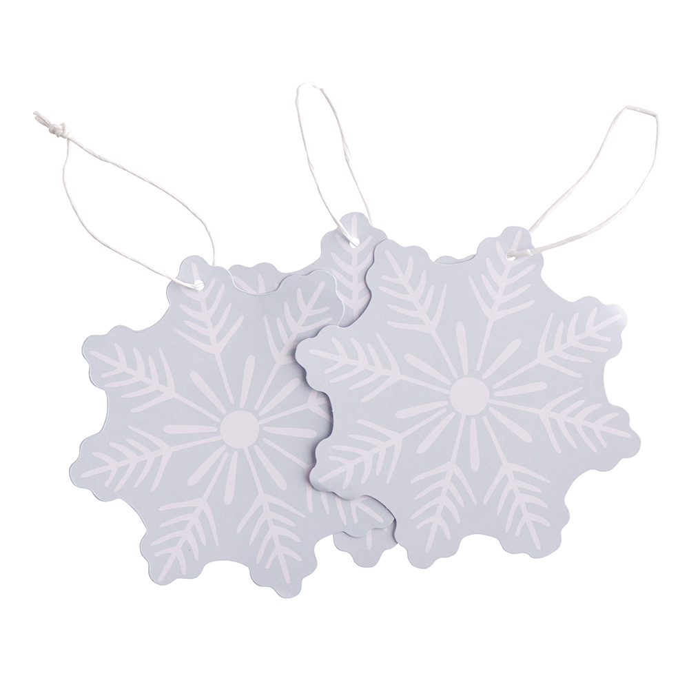 Wilko First Frost Snowflake Tags 8 Pack Image 3
