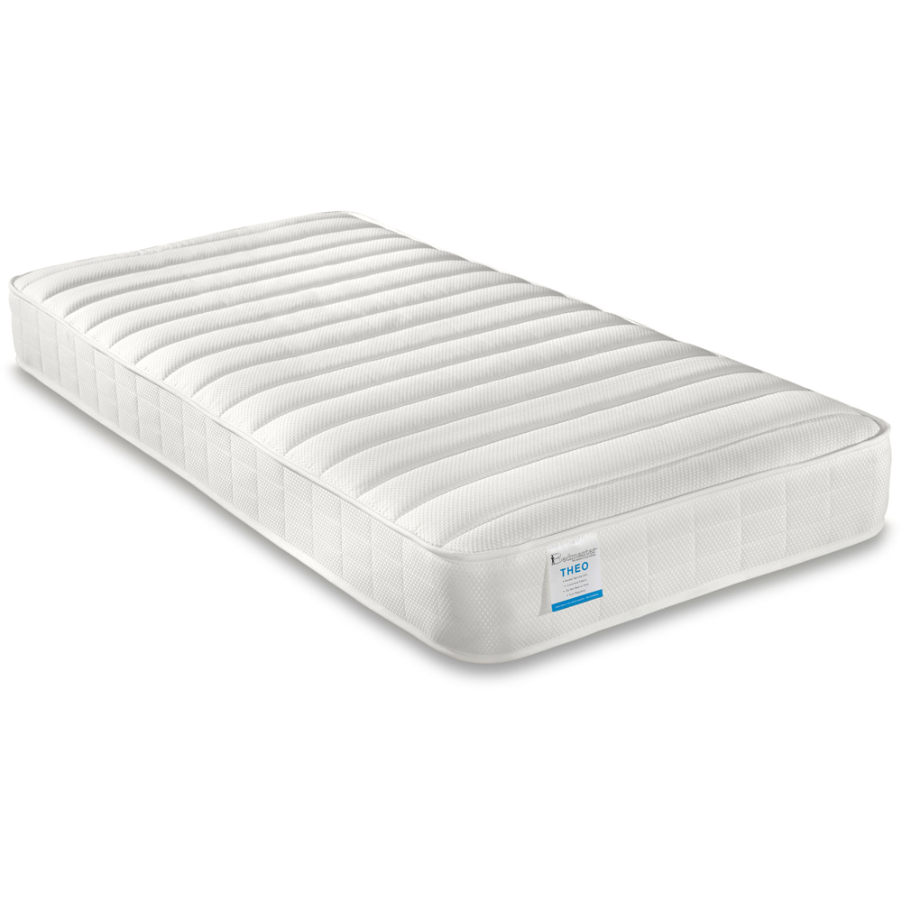 Bedmaster Enzo Single 3 Drawer Grey Wooden Storage Bed with Pocket Mattress Image 2