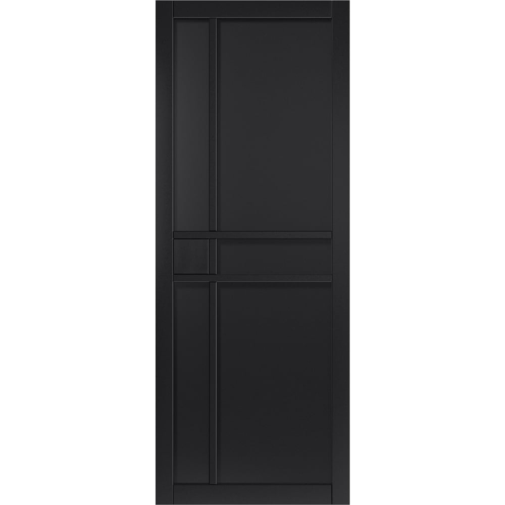 JB Kind City Urban Industrial Black Art Deco Style Internal Door 1981 x 762mm Image 1