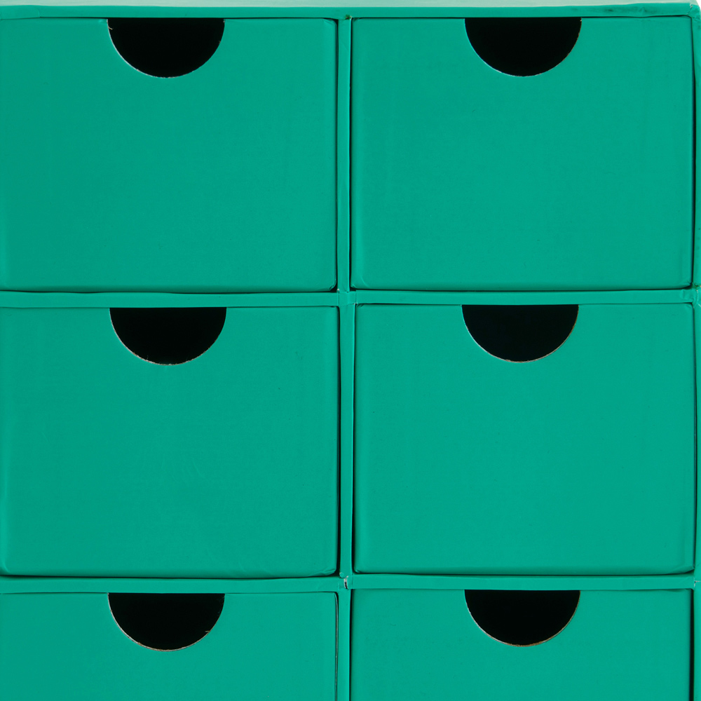 Wilko Green 6 Drawer Storage Image 4