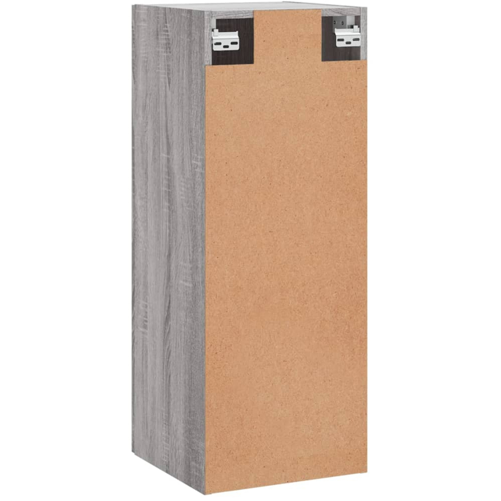vidaXL Single Door Grey Sonoma Wall Mounted Cabinet Image 9
