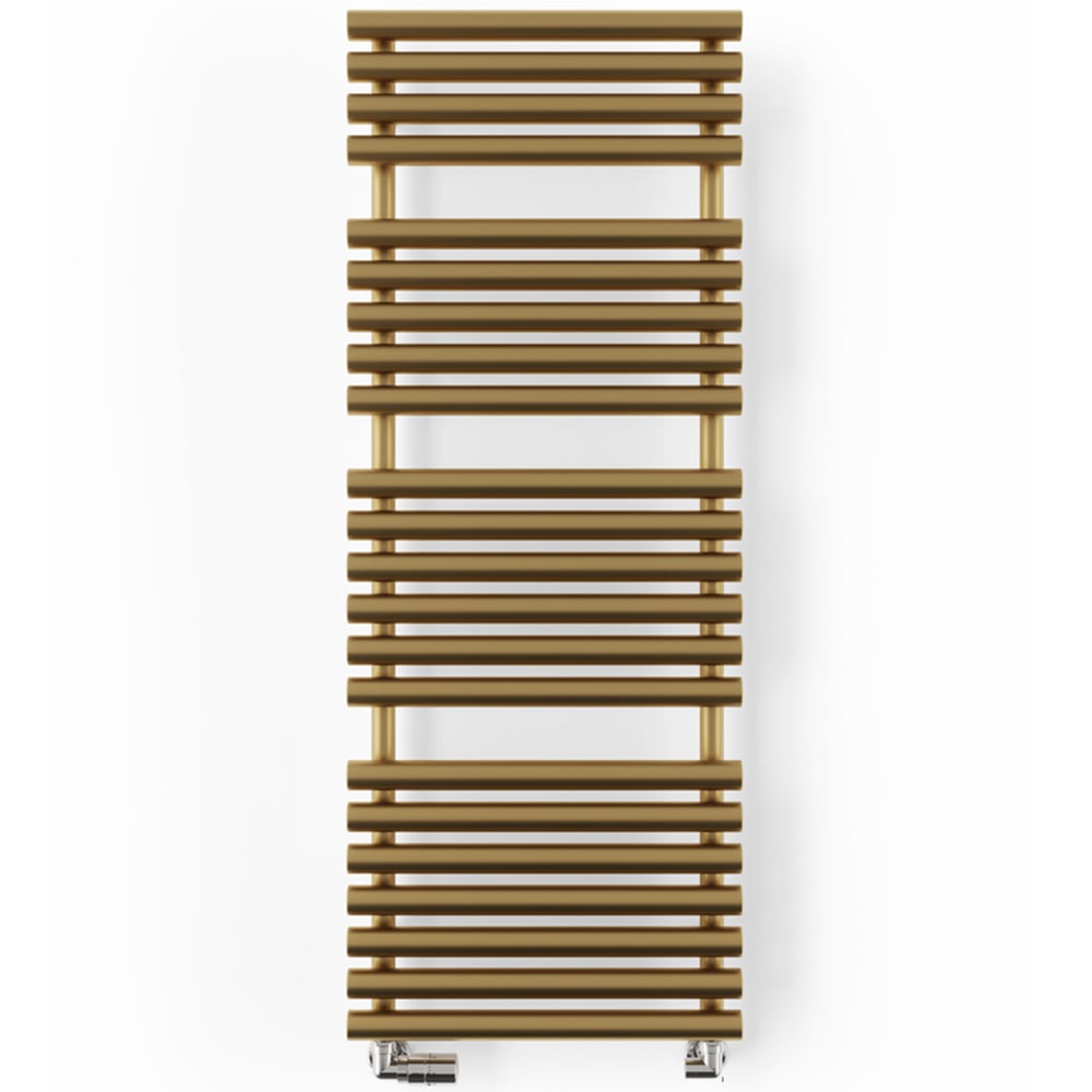 Terma Rolo Towel 2629BTU Brass Heated Towel Rail 1360 x 520mm Image 3