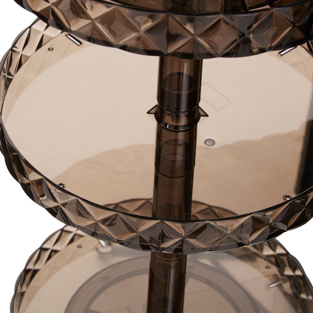 Premier Housewares Black 3 Tier Cosmetic Organiser Image 6