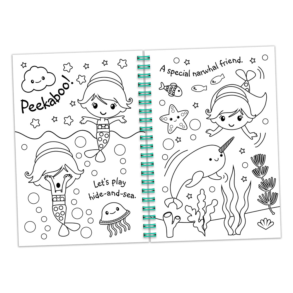 Curious Universe Scratch Art Sparkles I Love Mermaids Activity Book Image 3