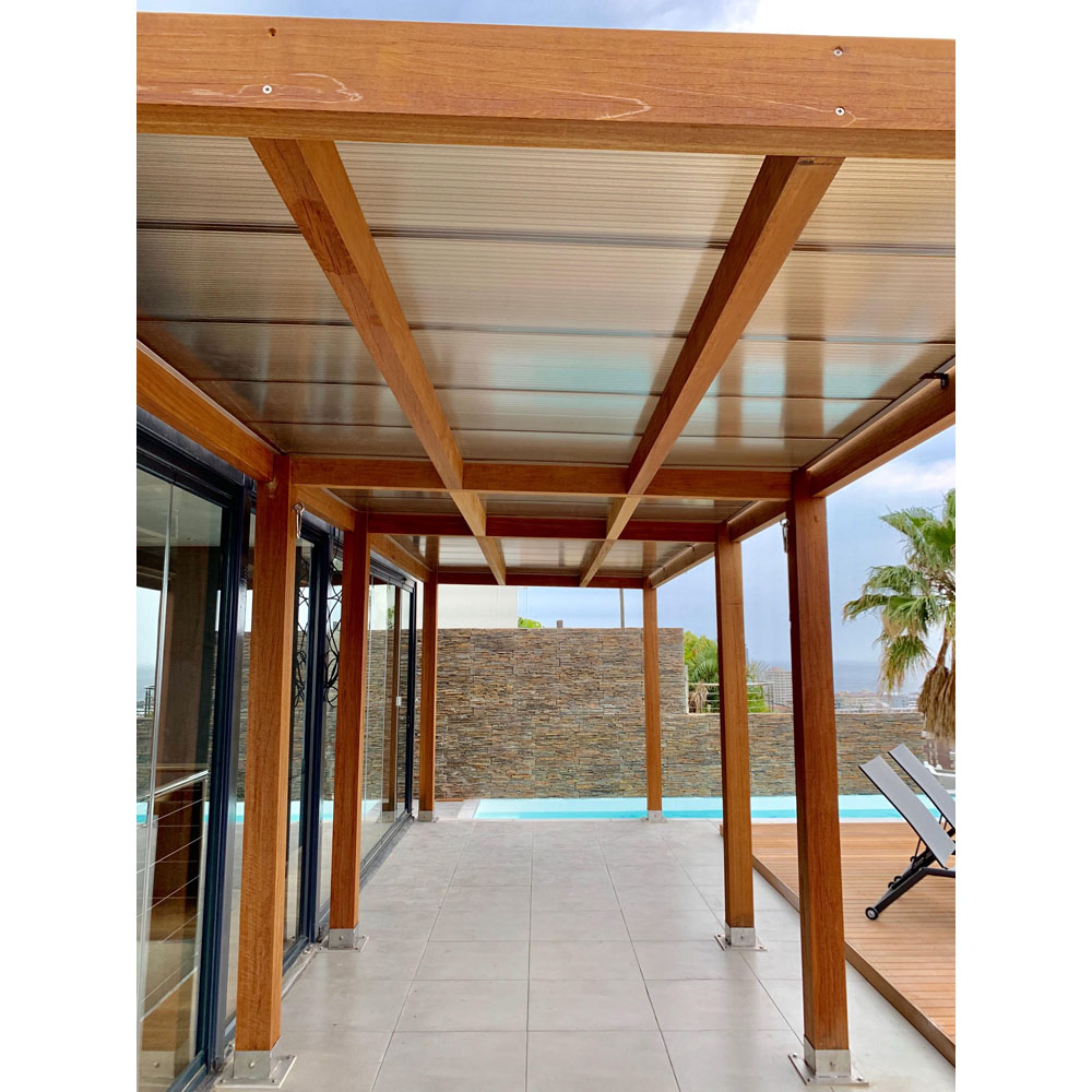 Corotherm Clickfit 16mm Clear Polycarbonate Sheet Roofing Panel 3000 x 500mm Image 3