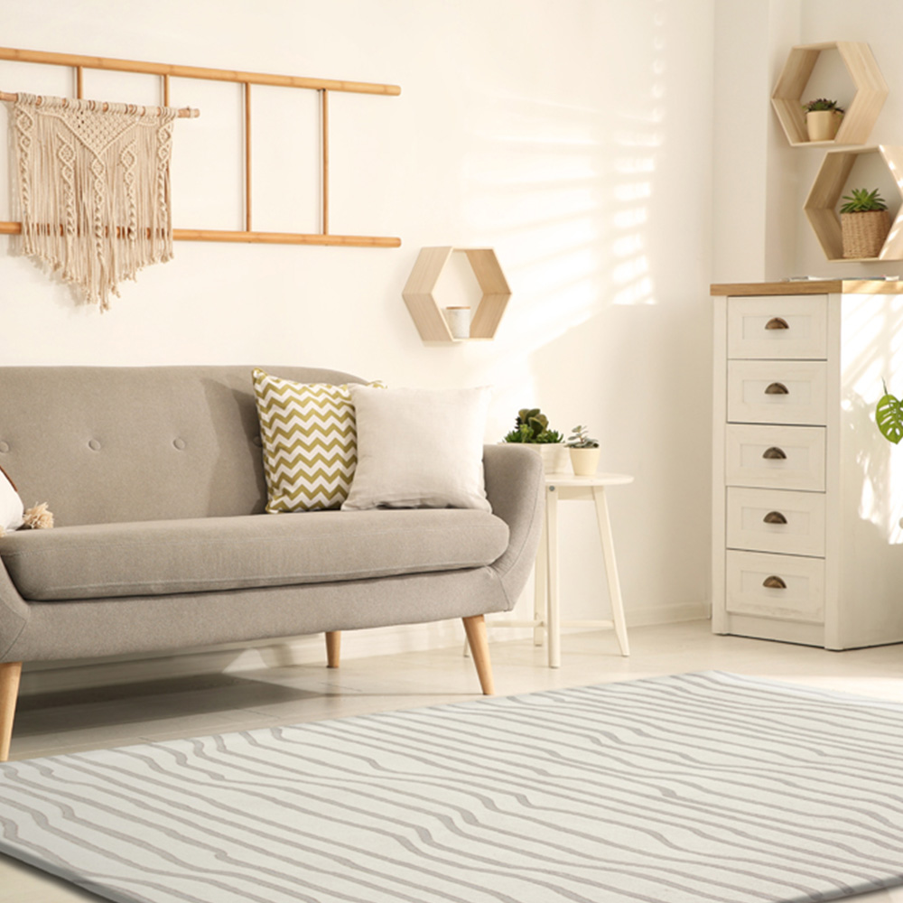 Esselle Home Aura Dune Natural and Mink Rug 200 x 290cm Image 5