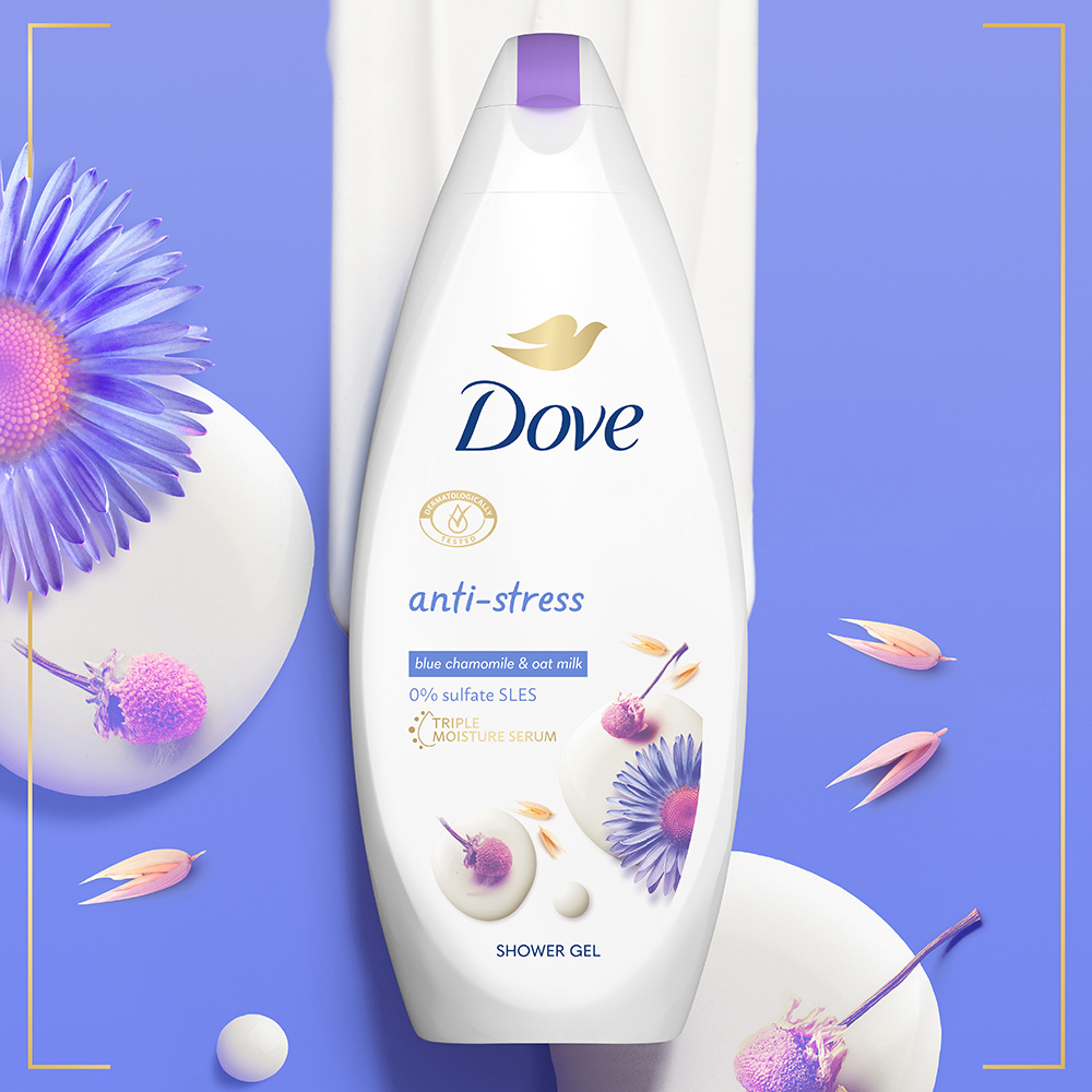 Dove Anti stress Body Wash 450ml Image 2