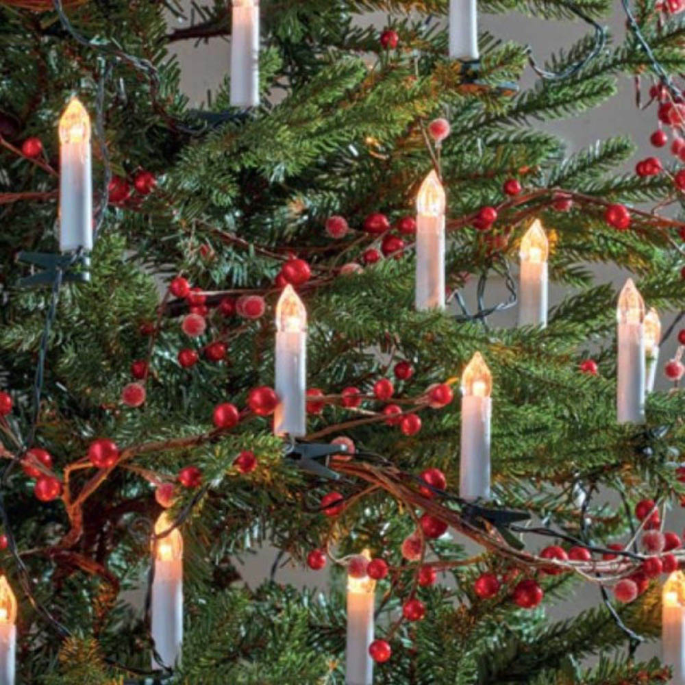Samuel Alexander 30 Warm White LED Candle Green String Light 7m Image 3