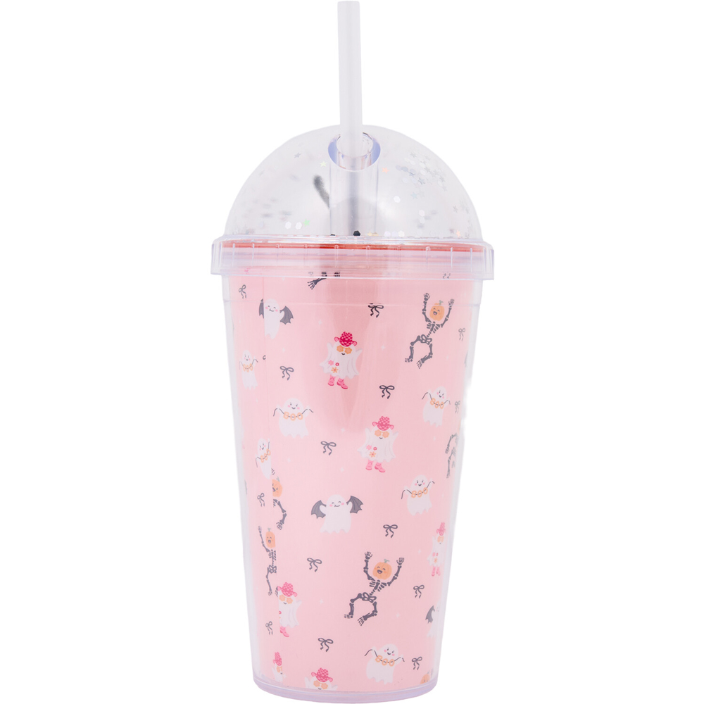 Halloween Figure Tumbler with Straw Image 3