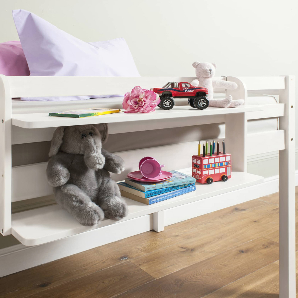 Noa and Nani White Double Shelf for Cabin or Bunk Bed Image 2