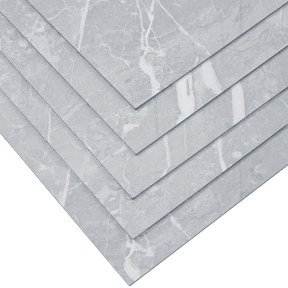 Living and Home PVC Grey Stone Effect Self Adhesive Waterproof PVC Flooring Plank 28 Pack Image 6